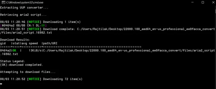 Scarica Windows 11 ISO uupdump