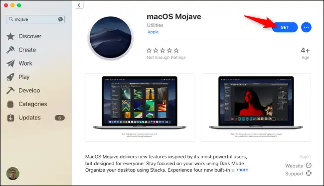 Scarica macOS Mojave