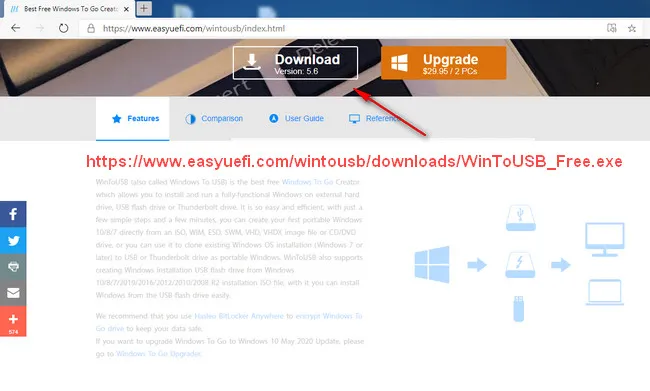 Download di Hasleo WinToUSB