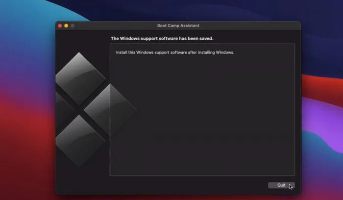 Esci dall'app Bootcamp