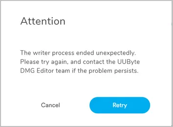 書き込みエラー