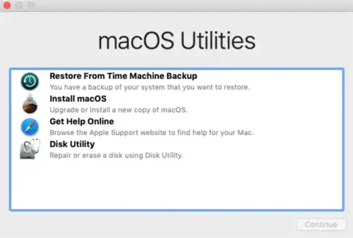 macOSをインストール