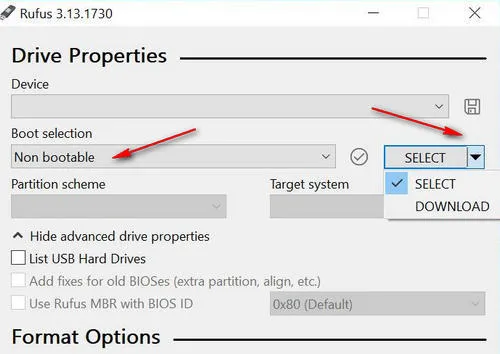 Rufus Download Windows 10 ISO