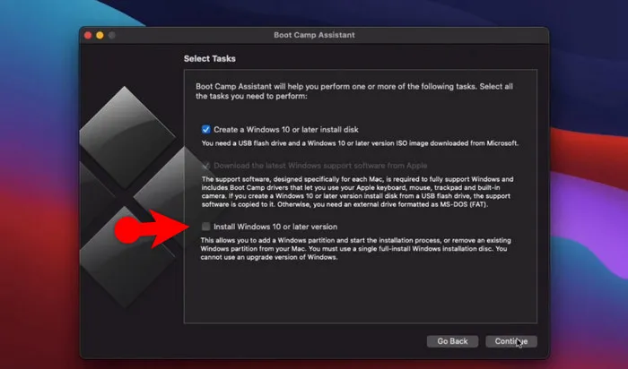 ブータブルUSB Bootcampを作成