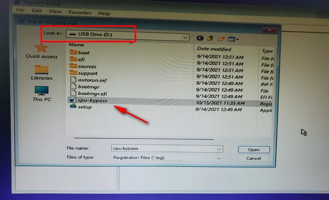 サポートされていないPCにWindows 11をインストールできません