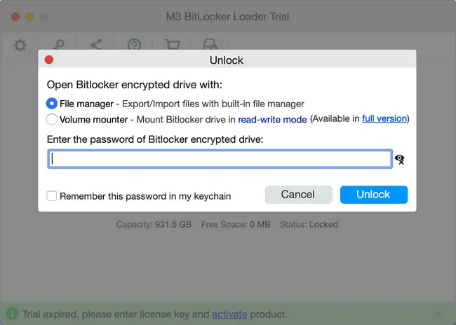 M3 BitLocker Loader voor Mac