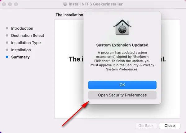 Systeemextensie inschakelen op Mac