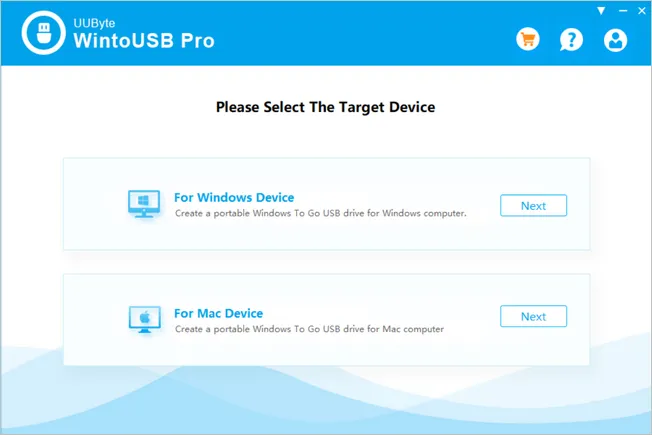 WintoUSB Pro-instellingen voor Windows 11