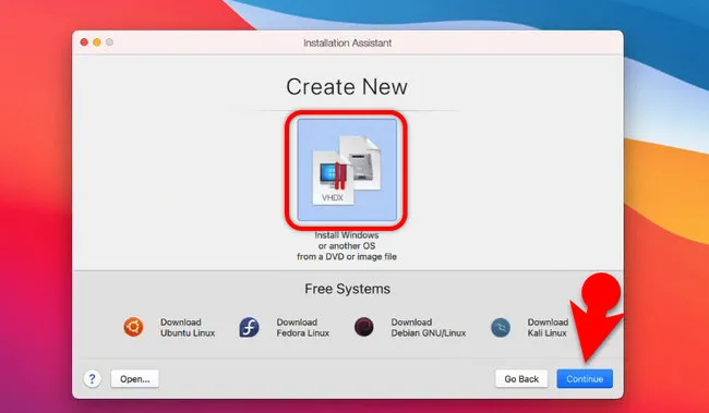 Importeer Windows 11 VHDX Parallels Desktop 17