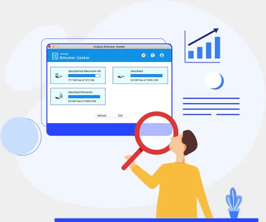 顯示BitLocker驅動器