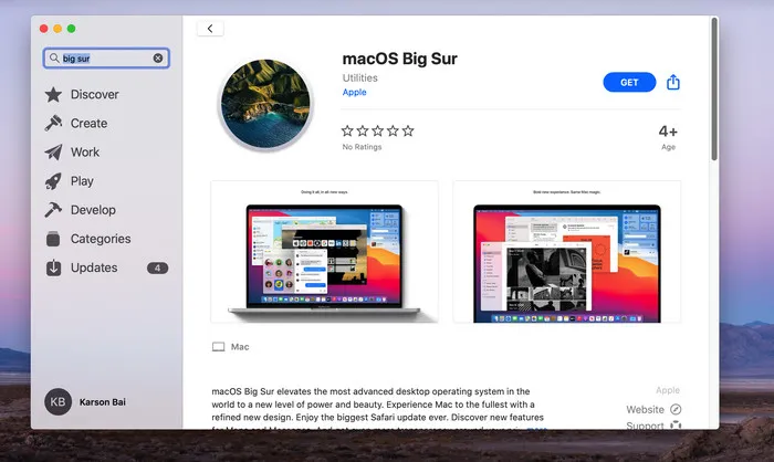 macOS Big Sur 下載