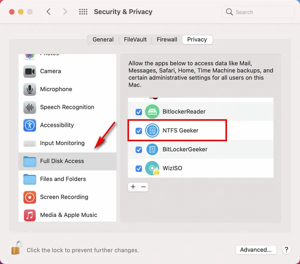 NTFS Geeker 完整磁盤訪問