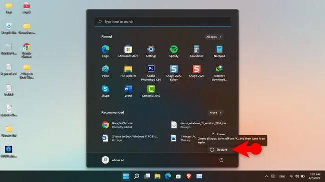 Windows 11 進階啟動選項